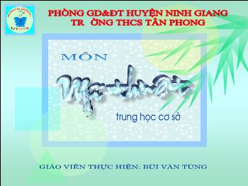 Bài giảng môn Mĩ thuật Lớp 6 - Tiết 20, Bài 24: Thường thức mĩ thuật: Giới thiệu một số tranh dân gian Việt Nam