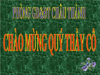 Bài giảng Đại số 9 - Bài 4: Liên hệ giữa phép chia và phép khai phương - Trường THCS Phú Hữu