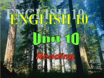 Bài giảng English 10 - Unit 10: Reading