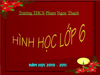 Bài giảng Hình học khối lớp 6 - Tiết dạy số 7: Đoạn thẳng