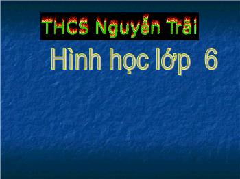 Bài giảng Hình học lớp 6 - Bài 7: Độ dài đoạn thẳng