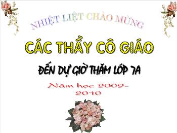 Bài giảng môn Đại số 7 - Tiết 60 - Bài dạy 8: Cộng, trừ đa thức một biến