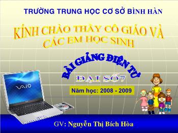 Bài giảng môn Đại số 7 - Tiết học: Đa thức một biến