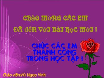 Bài giảng Toán học 10 - Bất phương trình và hệ bất phương trình Bậc nhất một ẩn