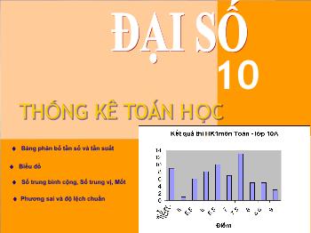 Giáo án môn Toán học 10 - Tiết 2: Biểu đồ (tiếp)