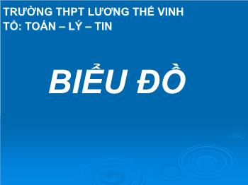 Giáo án môn Toán học 10 - Tiết học: Biểu đồ