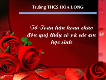 Bài giảng môn Hình học lớp 6 - Tiết 13: Ôn tập chương I - Nguyễn Thị Thu Hương