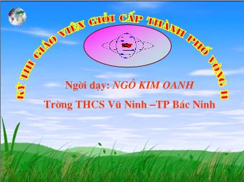 Bài giảng môn học Hình học lớp 6 - Tiết 16: Nửa mặt phẳng - Trường THCS Vũ Ninh