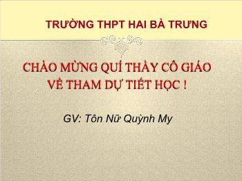 Bài giảng môn Ngữ văn 12 - Tiết 23: Tiếng Việt: Luật thơ