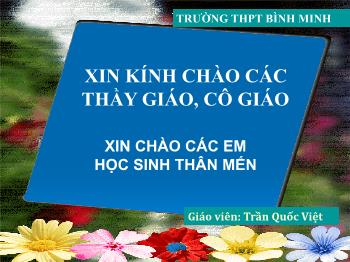 Bài giảng Ngữ văn 12 - Đất nước, Nguyễn Khoa Điềm - Trường THPT Bình Minh