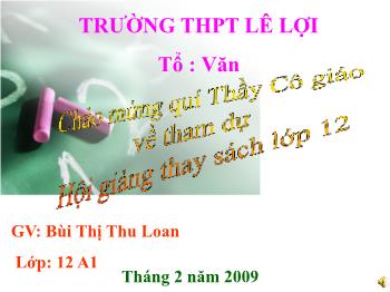 Bài giảng Ngữ văn 12 - Tiết 73: Chiếc thuyền ngoài xa