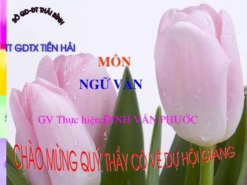 Bài giảng môn học Ngữ văn 10 - Tiết dạy: Nỗi thương mình