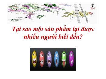 Bài giảng môn Ngữ văn 10 - Tiết 102: Viết quảng cáo