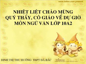 Bài giảng môn Ngữ văn 10 - Tiết 29, 30: Ôn tập văn học dân gian Việt Nam