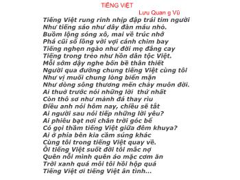 Bài giảng môn Ngữ văn 12 - Tiết học: Giữ gìn sự trong sáng của Tiếng Việt