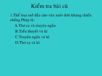Bài giảng Ngữ văn 12 - Tác phẩm: Tuyên ngôn độc lập