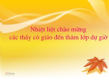 Bài giảng Ngữ văn 12 - Tiết số 36: Thực hành một số phép tu từ cú pháp