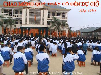 Bài giảng Ngữ văn 12 - Tiết: Sóng - Trường THPT Đồng Yên