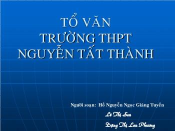 Bài giảng môn Ngữ văn 10 - Nhàn - Trường THPT Nguyễn Tất Thành