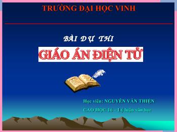 Bài giảng môn Ngữ văn 10 - Tiết học 44: Tại lầu hoàng hạc tiễn Mạnh Hạo Nhiên đi Quảng Lăng (tt)