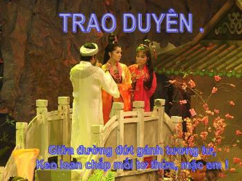 Bài giảng môn Ngữ văn 10 - Trao duyên