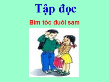 Bài giảng Tập đọc Lớp 2 - Bài: Bím tóc đuôi sam