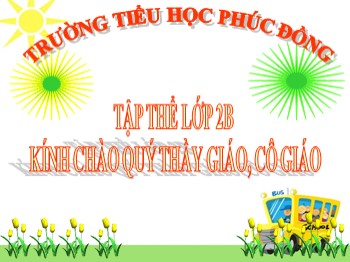 Bài giảng Tập đọc lớp 2 - Tuần 8: Bàn tay dịu dàng