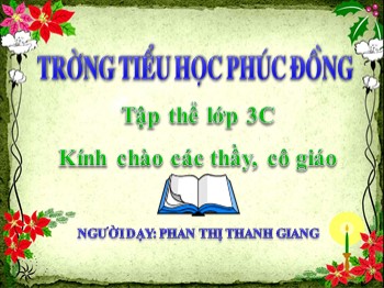 Bài giảng Tự nhiên xã hội Lớp 3 - Bài: Mặt trăng là vệ tinh của Trái Đất - Phan Thị Thanh Giang