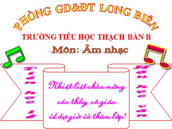 Bài giảng môn Âm nhạc Lớp 1 - Tiết 3, Học bài hát: Nắng sớm