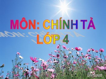 Bài giảng môn Chính tả Khối 4 - Tuần 24 - Bài: Khuất phục tên cướp biển