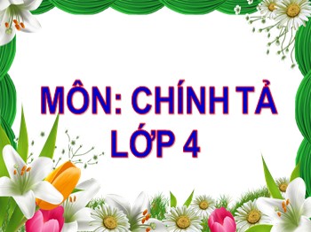 Bài giảng môn Chính tả Khối 4 - Tuần 32 - Bài: Vương quốc vắng nụ cười