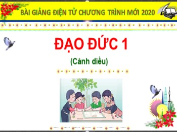 Bài giảng môn Đạo đức Lớp 1 (Cánh diều) - Bài 13: Phòng tránh bị thương do các vật sắc nhọn