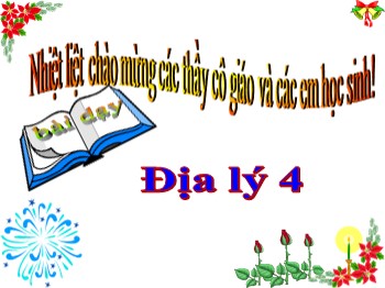 Bài giảng môn Địa lý 4 - Tuần 19, Bài 17: Đồng bằng Nam Bộ