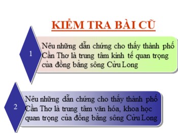 Bài giảng môn Địa lý 4 - Tuần 25: Ôn tập