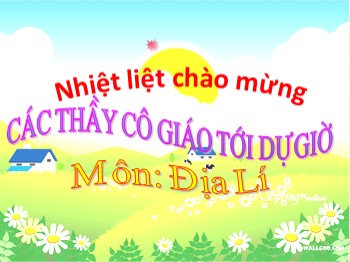 Bài giảng môn Địa lý 4 - Tuần 9, Bài 8: Hoạt động sản xuất của người dân ở Tây Nguyên (Tiếp)