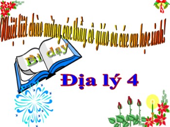 Bài giảng môn Địa lý Lớp 4 - Bài 29: Biển, đảo và quần đảo