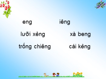 Bài giảng môn Học vần Lớp 1 - Bài 56: uông-ương