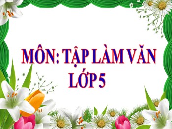 Bài giảng môn Tập làm văn Lớp 5 - Tuần 16: Làm biên bản một vụ việc