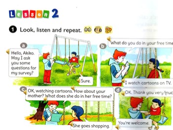 Bài giảng môn Tiếng Anh Lớp 5 - Unit 13: What do you do in your free time - Lesson 2