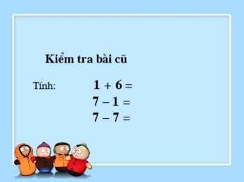 Bài giảng môn Toán Khối1 - Bài: Phép cộng trong phạm vi 8