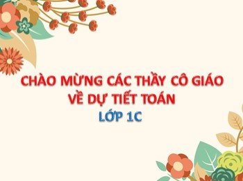 Bài giảng môn Toán Lớp 1 - Bài: Luyện tập (Trang 60)