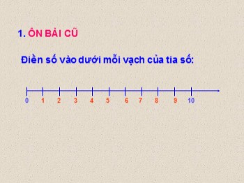 Bài giảng môn Toán Lớp 1 - Bài: Mười một mười hai