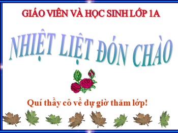 Bài giảng môn Toán Lớp 1 - Bài: Số 0 trong phép trừ