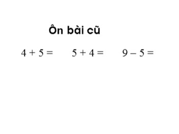 Bài giảng môn Toán Lớp 1 - Tuần 15 - Bài: Luyện tập (Trang 72)