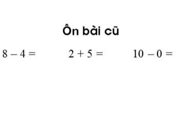 Bài giảng môn Toán Lớp 1 - Tuần 16 - Bài: Luyện tập (Trang 74)