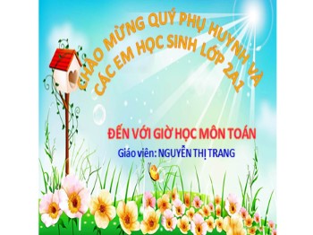 Bài giảng môn Toán Lớp 2 - Bài: Đường gấp khúc-độ dài đường gấp khúc - Nguyễn Thị Trang