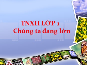 Bài giảng môn Tự nhiên và xã hội Lớp 1 - Bài : Chúng ta đang lớn