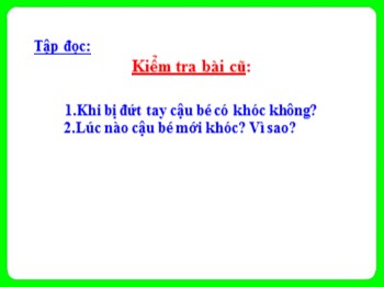 Bài giảng Tập đọc Lớp 1 - Bài: Đầm sen