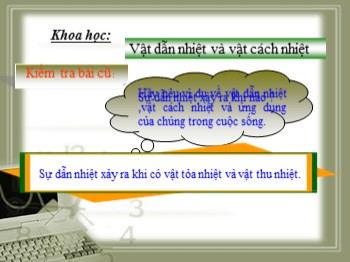 Bài giảng môn Khoa học Lớp 4 - Tiết 53, Bài: Các nguồn nhiệt