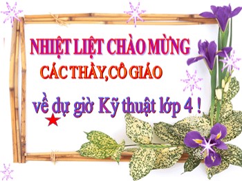 Bài giảng môn Kĩ thuật Lớp 4 - Tuần 8, Bài 5: Khâu đột thưa